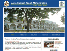 Tablet Screenshot of apamahavidyalaya.com